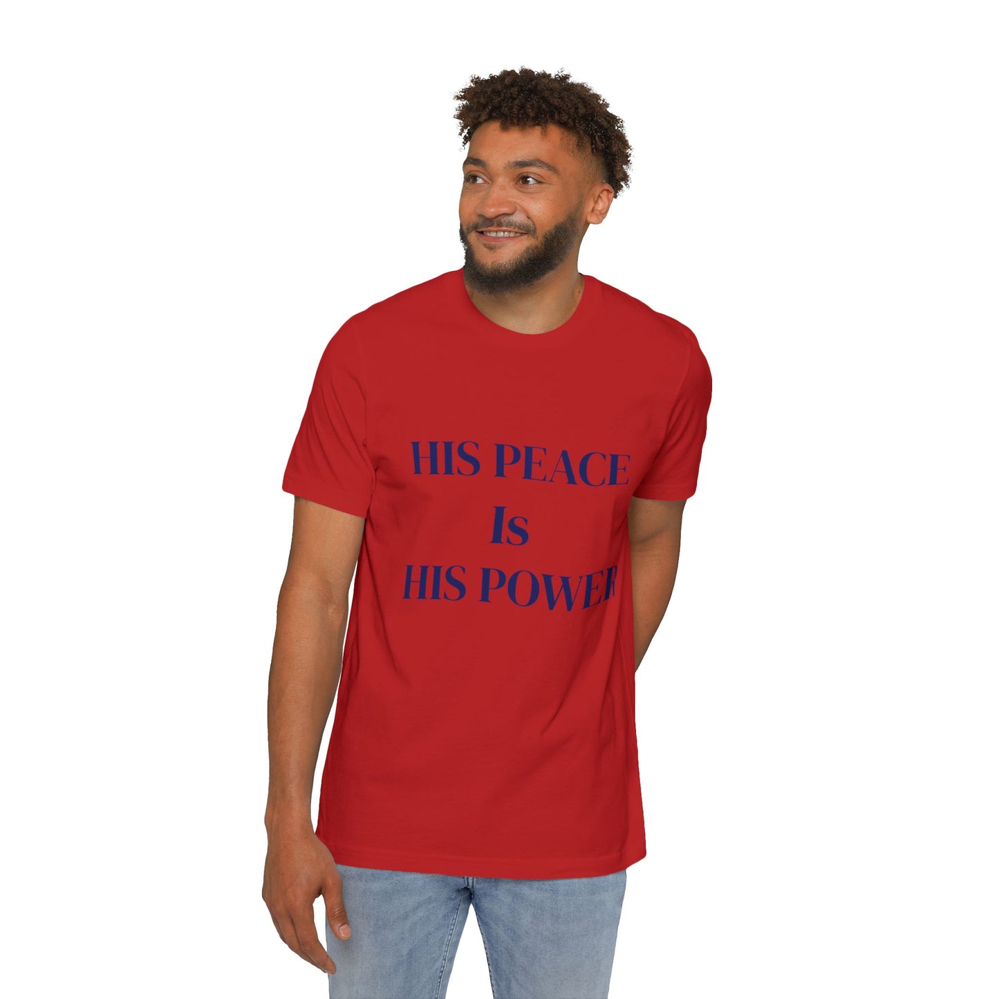 KSL- His Peace Is His Power, Motivational Tee, Apparel