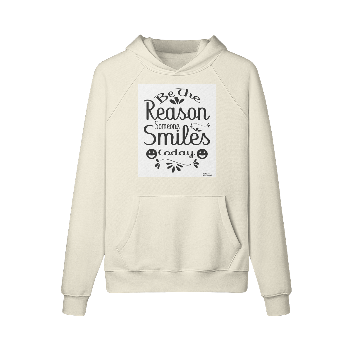 Be The Reason You Smile Today 380GSM Unisex Fleece-lined Hoodie