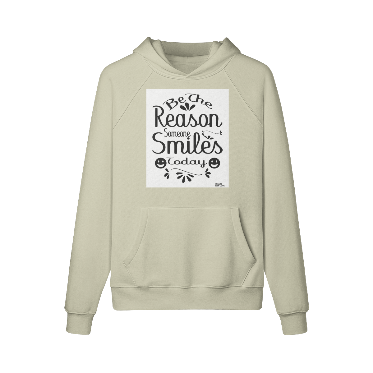Be The Reason You Smile Today 380GSM Unisex Fleece-lined Hoodie