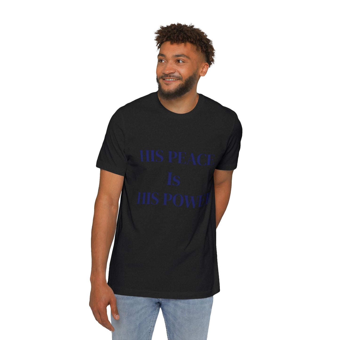KSL- His Peace Is His Power, Motivational Tee, Apparel
