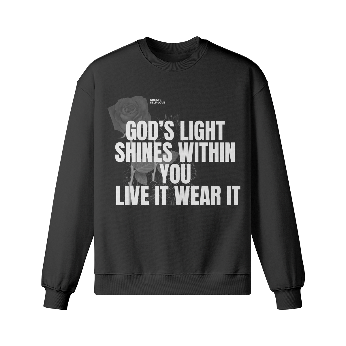 God's light shines within you live it wear it Unisex Fleece-line Sweatshirt