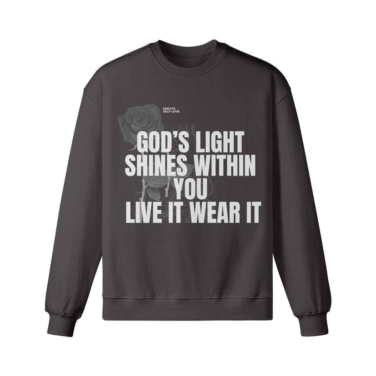 God's light shines within you live it wear it Unisex Fleece-line Sweatshirt