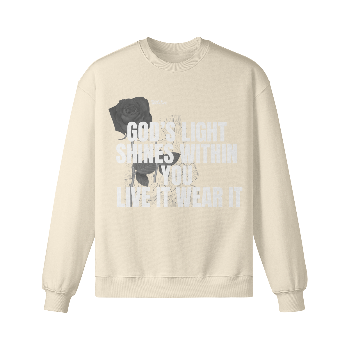 God's light shines within you live it wear it Unisex Fleece-line Sweatshirt