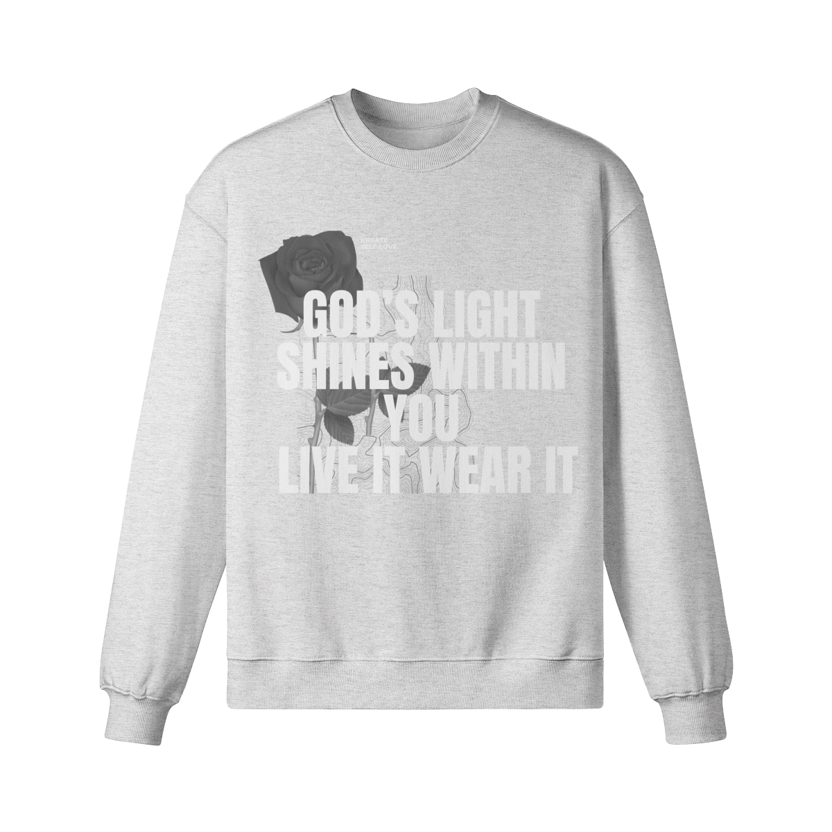 God's light shines within you live it wear it Unisex Fleece-line Sweatshirt