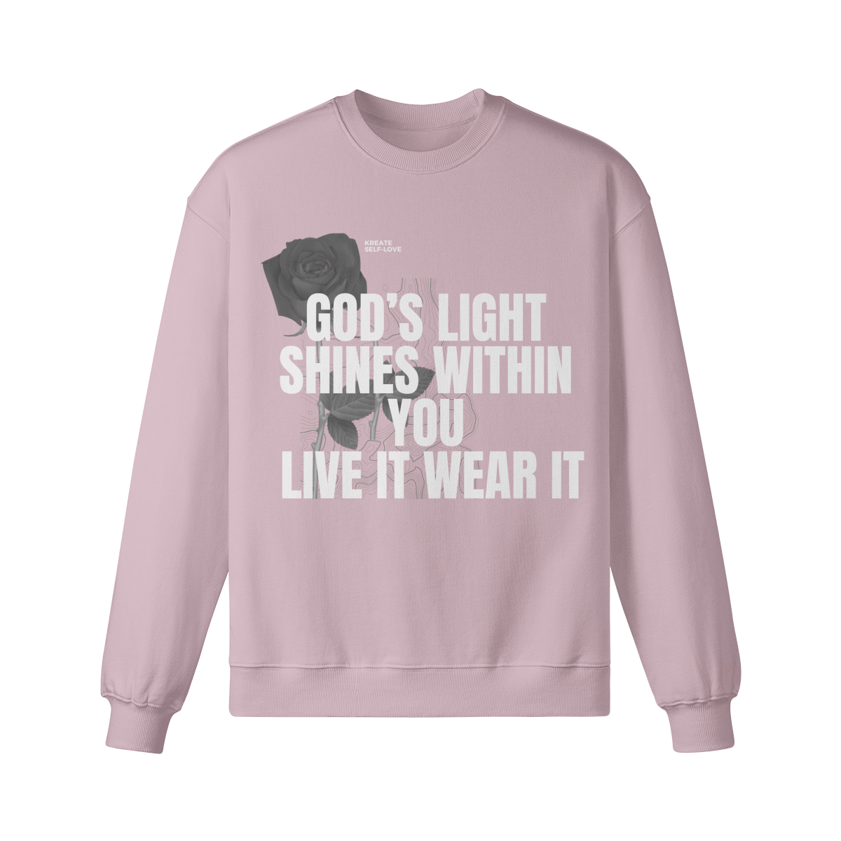 God's light shines within you live it wear it Unisex Fleece-line Sweatshirt