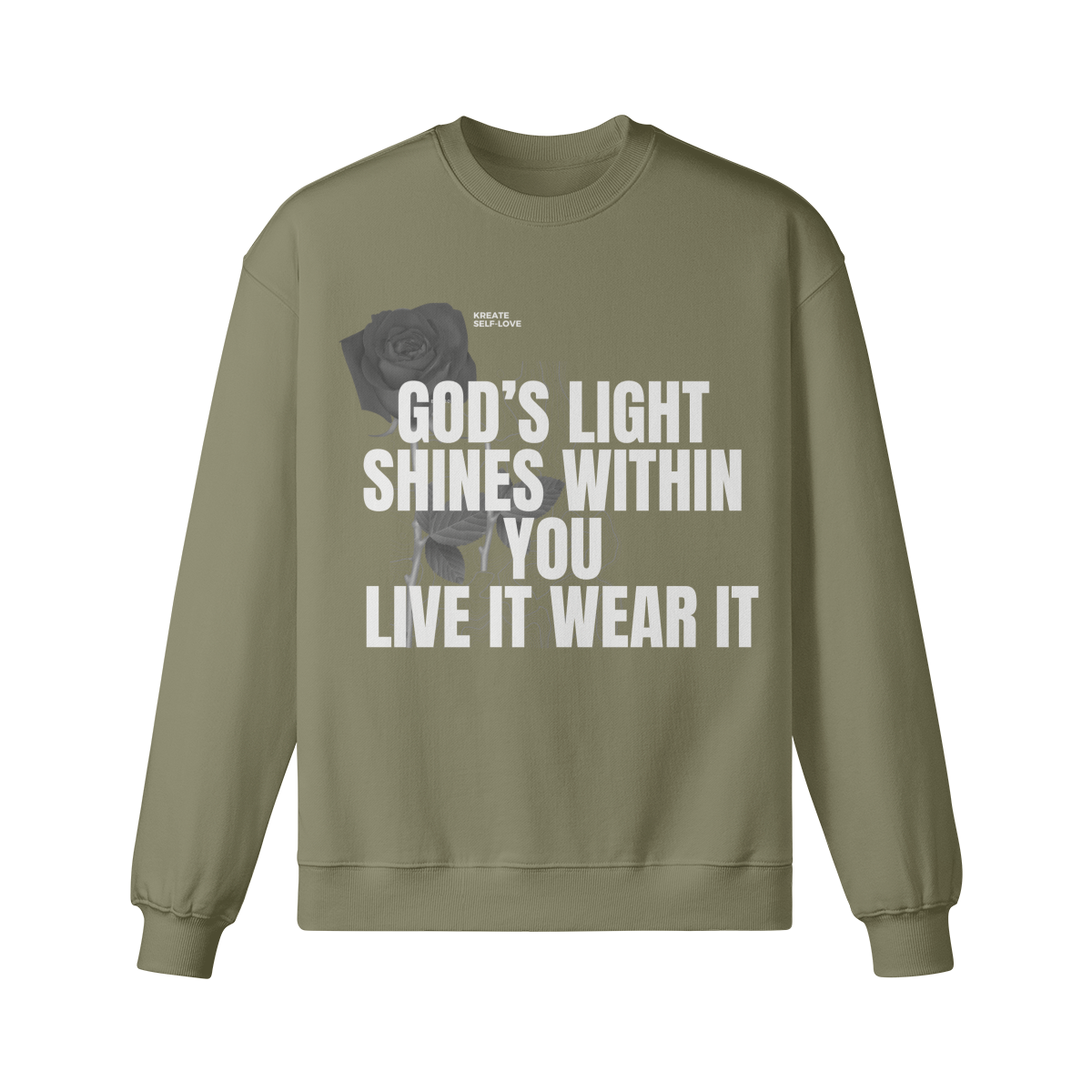 God's light shines within you live it wear it Unisex Fleece-line Sweatshirt