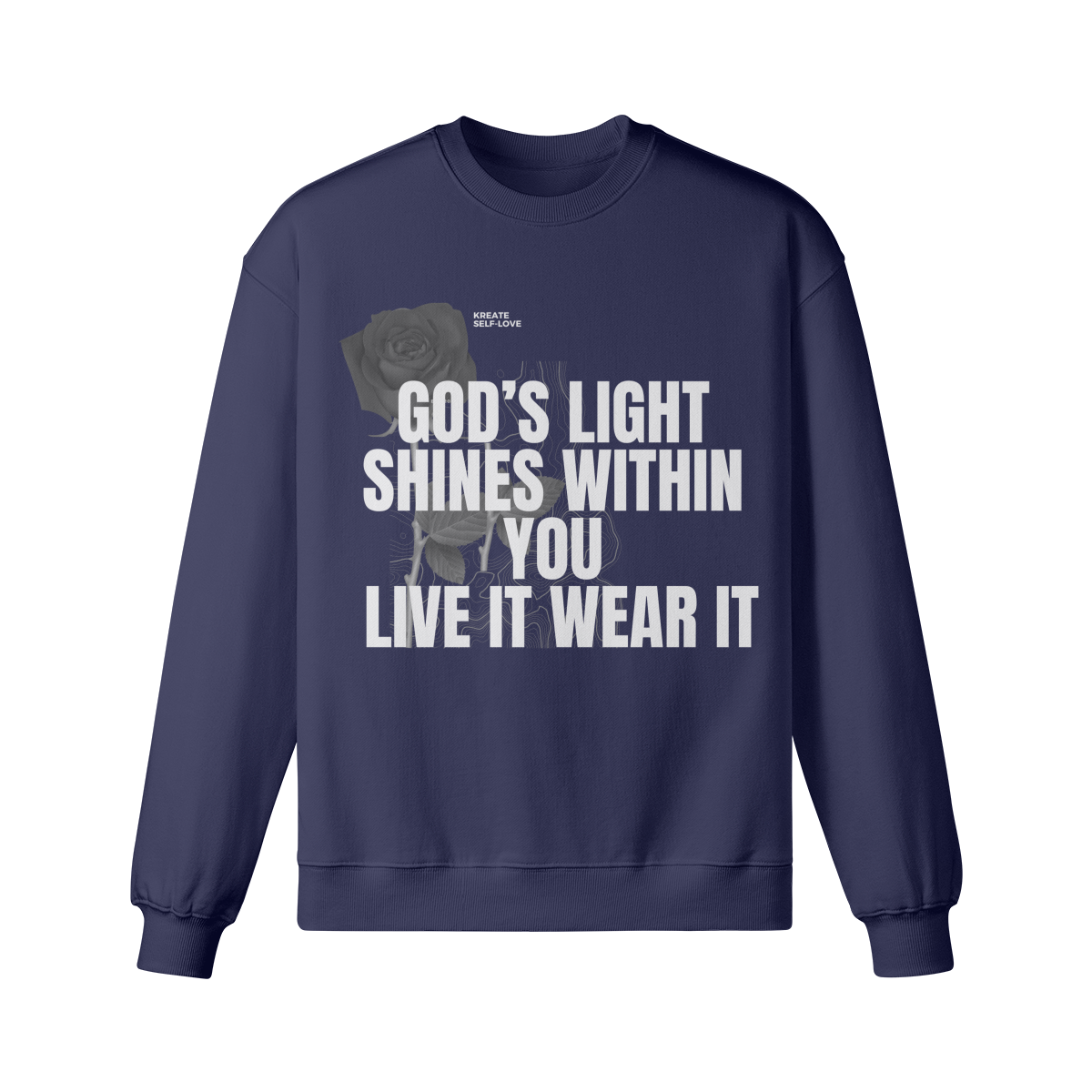 God's light shines within you live it wear it Unisex Fleece-line Sweatshirt